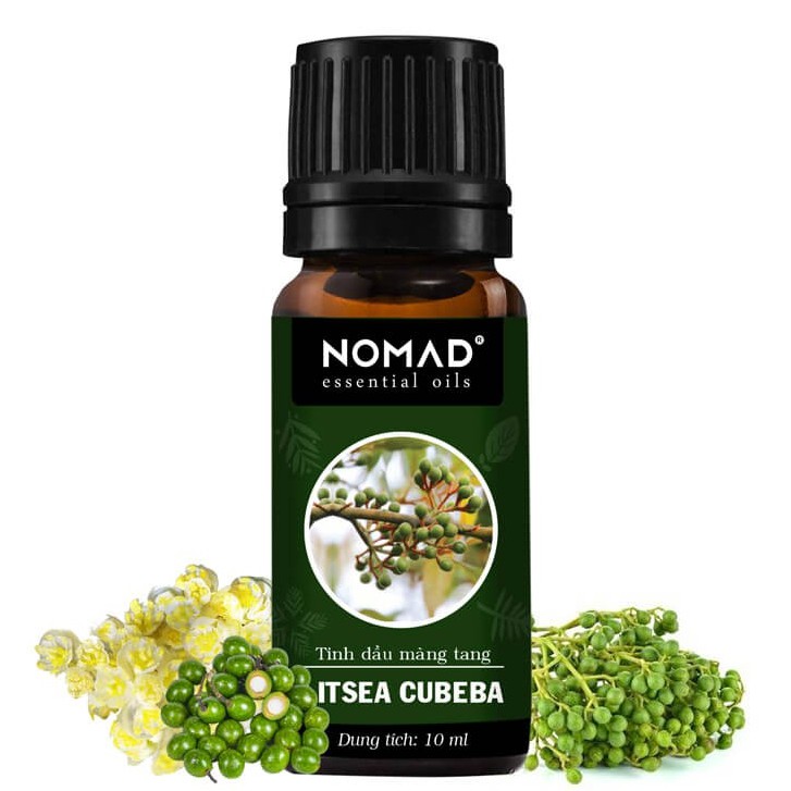 Tinh Dầu Màng Tang Nomad Nguyên Chất Essential Oil - Litsea Cubeba 10ml