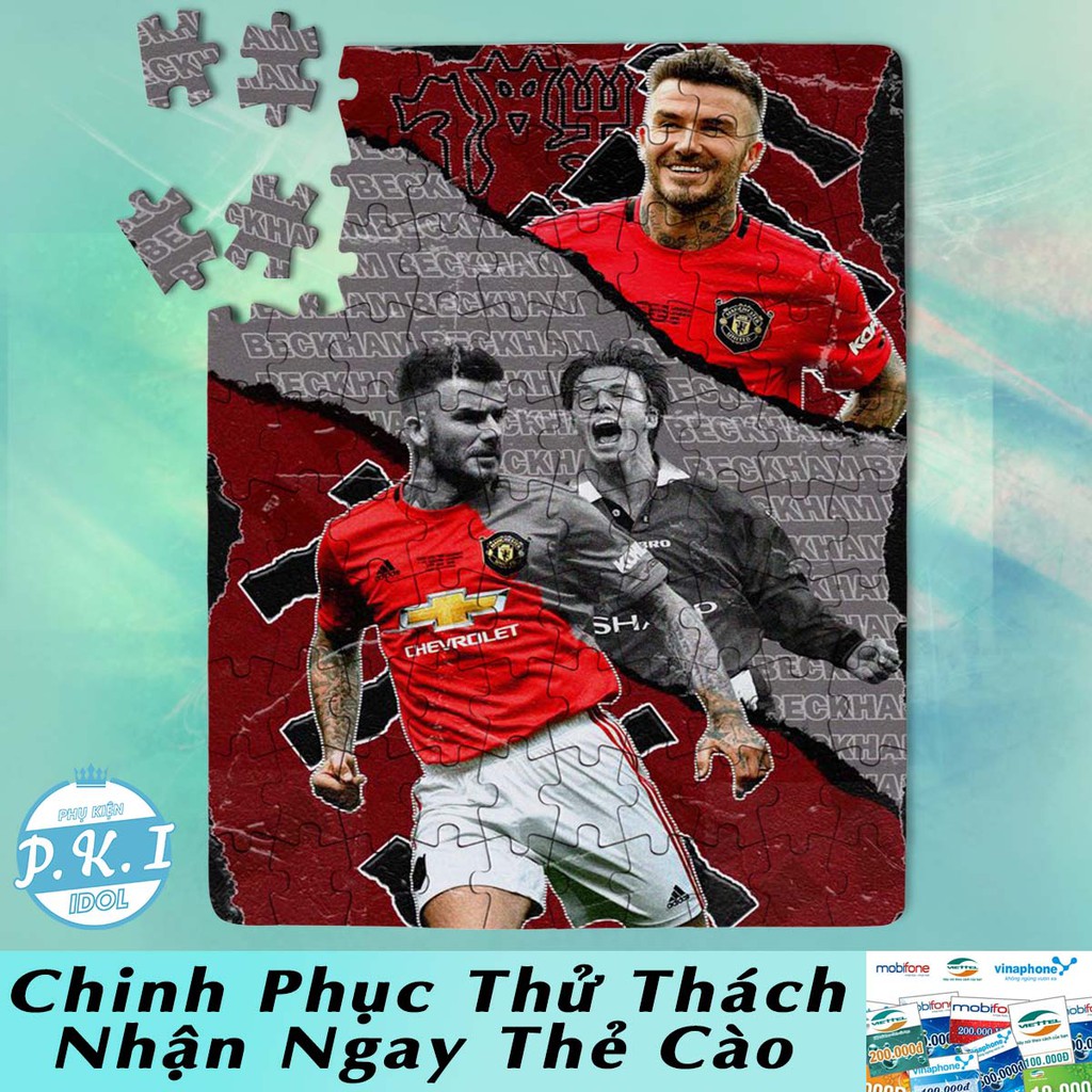 HÀNG XUẤT KHẨU - Tranh Ghép Hình David Beckham - QUÀ TẶNG SINH NHẬT CỰC CHẤT LƯỢNG