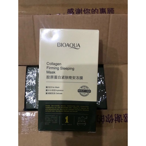 Mặt Nạ Ngủ BIOAQUA Dạng Thạch Collagen