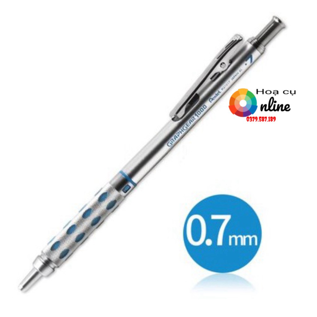 Chì bấm soạn thảo cơ khí Pentel Graph Gear 1000™ 0.7mm - PG1017 - Họa cụ Online