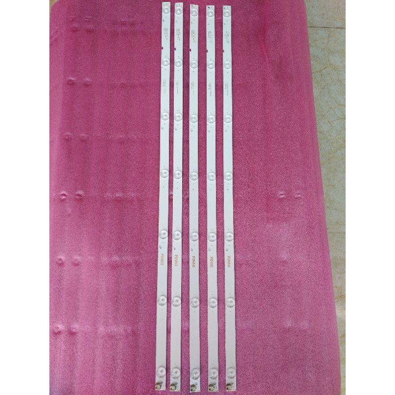 5 thanh led 7 bóng 3v độ cho tivi từ 39-43 in