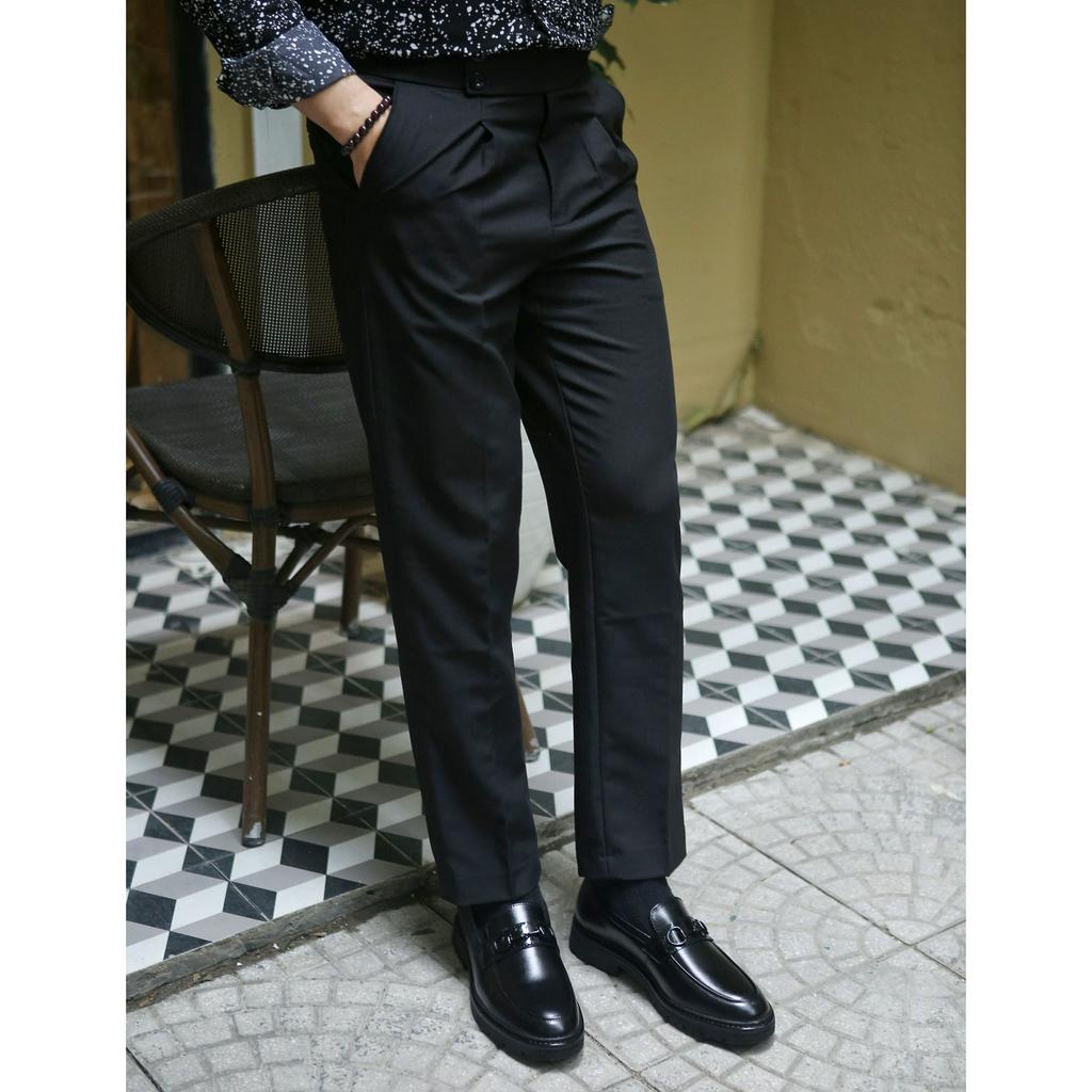 Giày lười Chunky Loafer đai kim loại nam da bò nguyên tấm cao cấp Toroshoes CK06