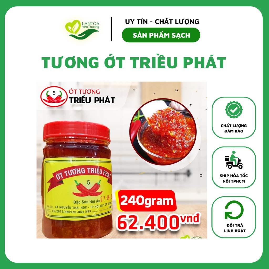 Tương ớt Triều phát đặc sản Hội An 240GR