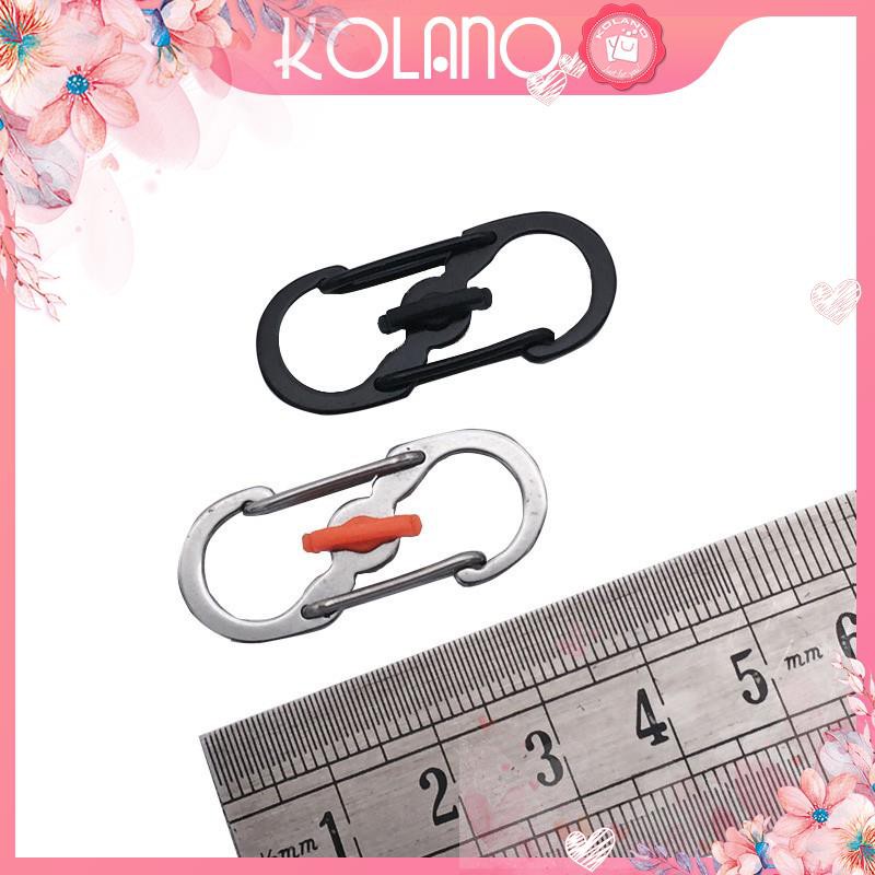 Móc khóa EDC KOLANO móc treo chìa khóa carabiner treo balo du lịch có chốt khoá xoay tiện dụng HK-001209