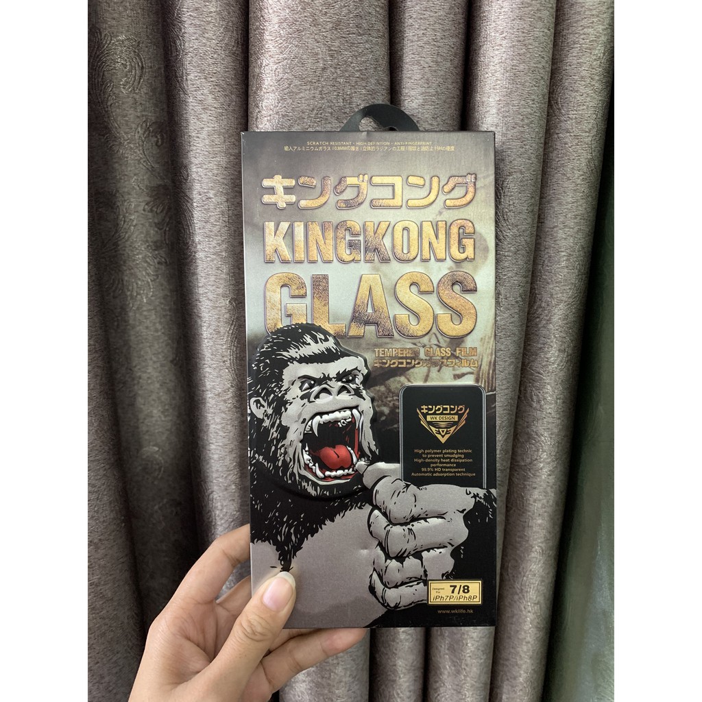 CƯỜNG LỰC KING KONG IPHONE CHÍNH HÃNG FULL DÒNG 6/6+/7/8/7+/8+/X/Xsmax/11/11pro/11promax/12/12PROMAX/12PRO