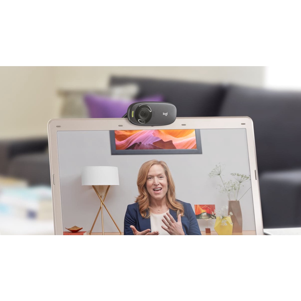 Webcam logitech C310 HD, autofocus dùng rất tốt cho học online, hội họp và livestreams, có hỗ trợ mic