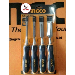 Bộ mũi đục gỗ 4 chi tiết ingco hktwc0401