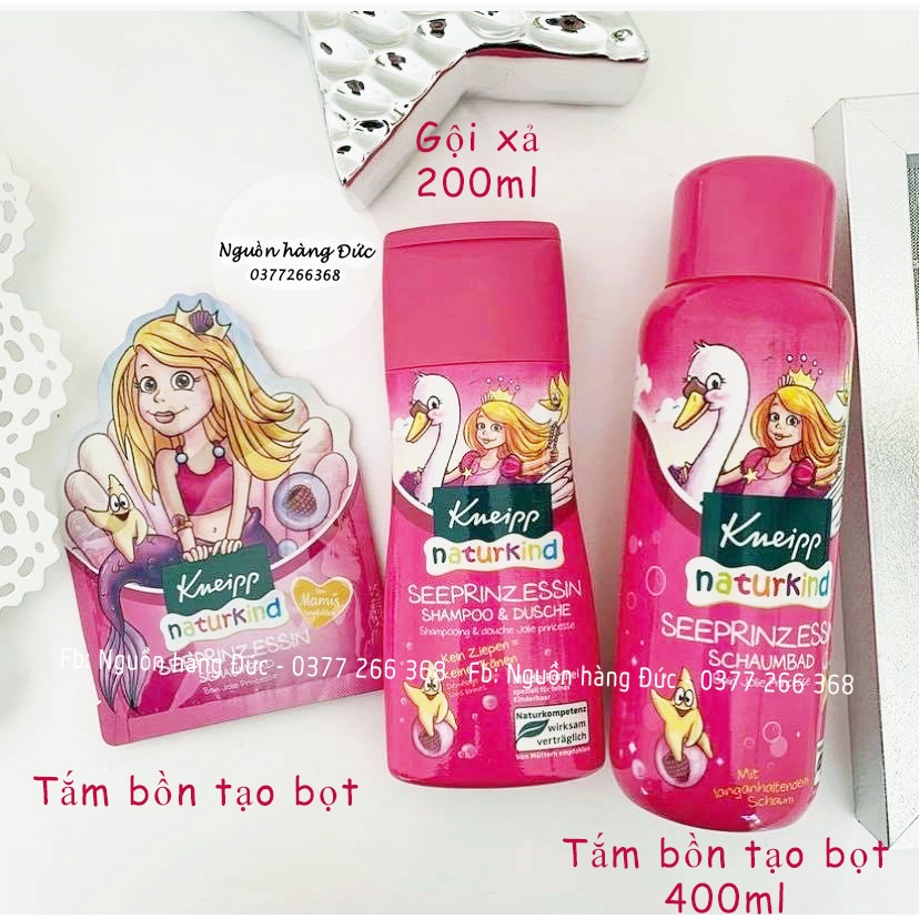 [Mẫu mới] Sữa tắm dầu gội xả 2in1 dòng hữu cơ Kneipp, Schauma trẻ em Vegan hữu cơ Đức an toàn cho bé