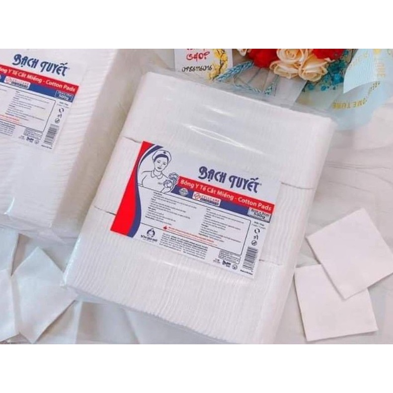 Bông Bạch Tuyết Cắt Miếng Size 7x7 cm Gói 500g