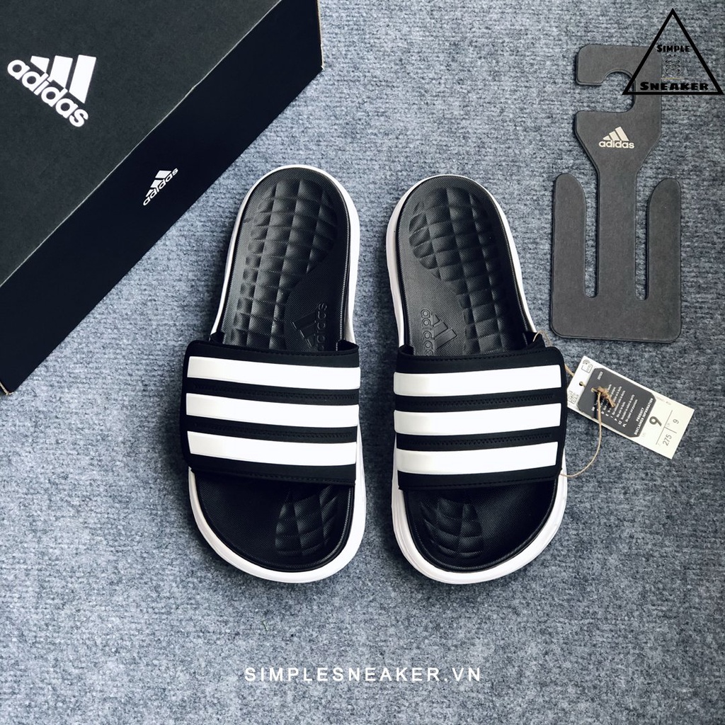 Dép Adidas Duramo Slides Chính Hãng 💙SIMPLE SNEAKER💙 Adidas Duramo Dép Quai Ngang Thể Thao Nam Nữ Auth Full Box