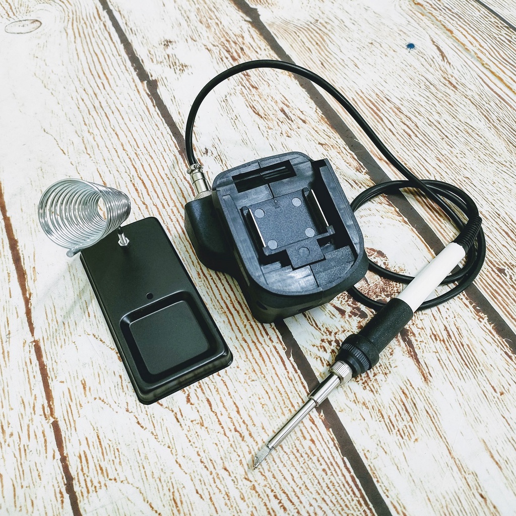 SV Trạm hàn thiếc típ T12 dùng pin 18V - 21V (chung chân pin Makita)