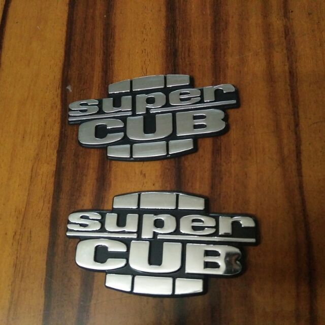 Bộ lô gô nổi Super cub new