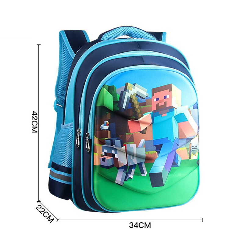 Balo học sinh Minecraft Steve