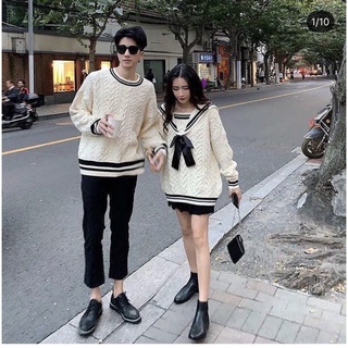 Áo Đôi, Áo cặp Len Nam Nữ Form rộng (kéo xuống để xem tư vấn size ở thông tin dưới đây)