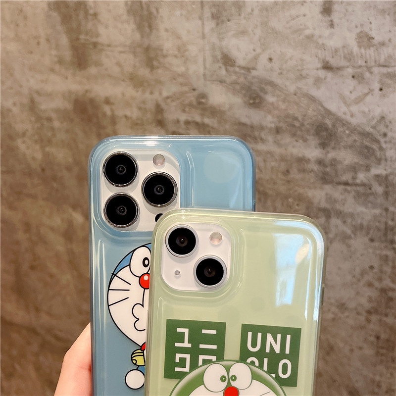 UNIQLO Sang Trọng Ốp Điện Thoại Họa Tiết doraemon Dành Cho iphone 14 13 12 11 pro max iphone11 iphone14