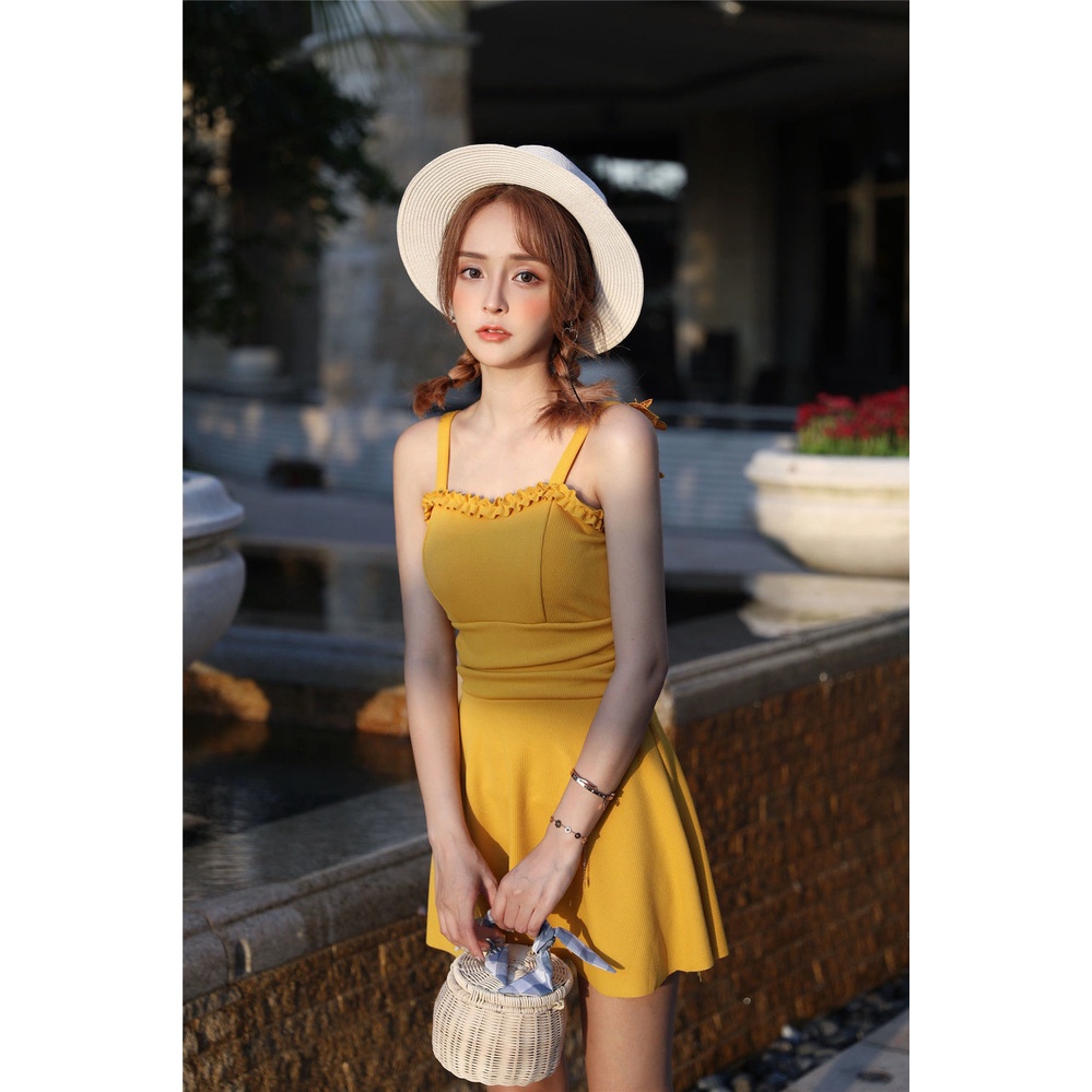 Bộ Đồ Bơi Một Mảnh Phong Cách Hàn Quốc Thời Trang Quyến Rũ Cho Nữ