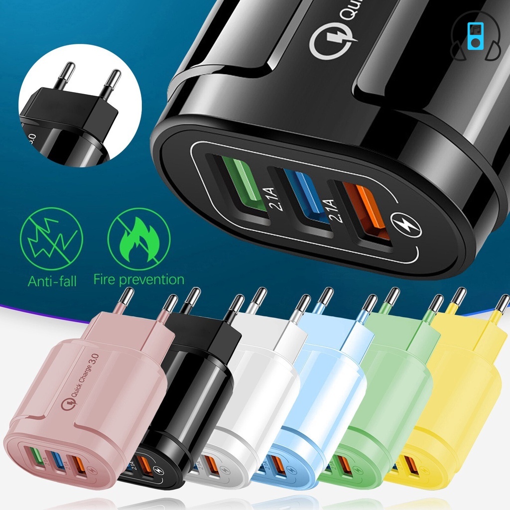 Đầu sạc nhanh màu sắc xinh xắn di động tiện dụng