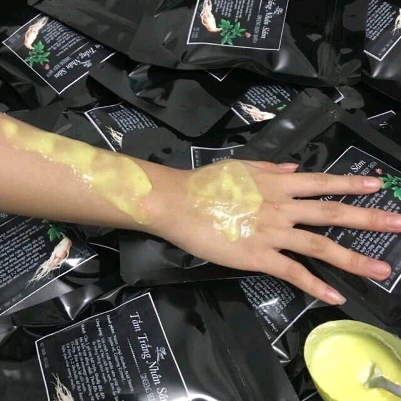 Tắm trắng nhân sâm gói đen