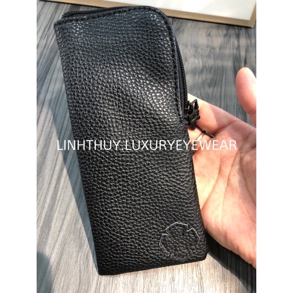 Bao đựng kính mắt Chrome hearts da sần cao cấp