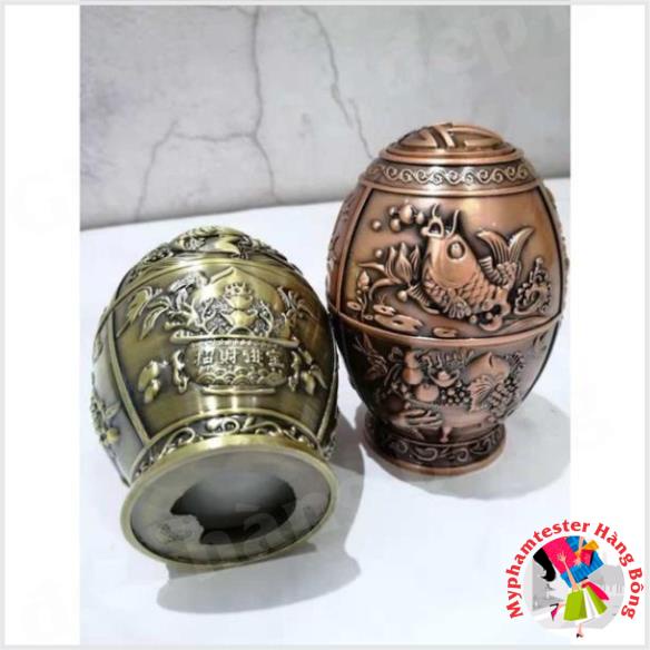 Ống đựng tăm hoàng gia bằng kim loại màu sắc sang trọng