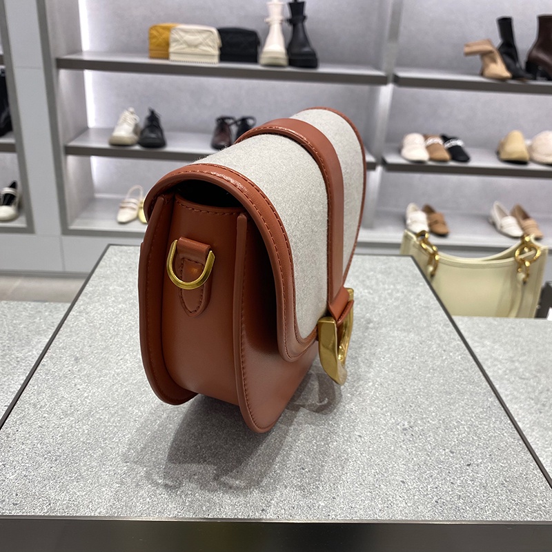 Mới80781628/80781629/80781630Túi Xách Hình Yên Ngựa Màu Sắc Retro Độc Đáo Đẹp Mắt Dành Cho Nữ