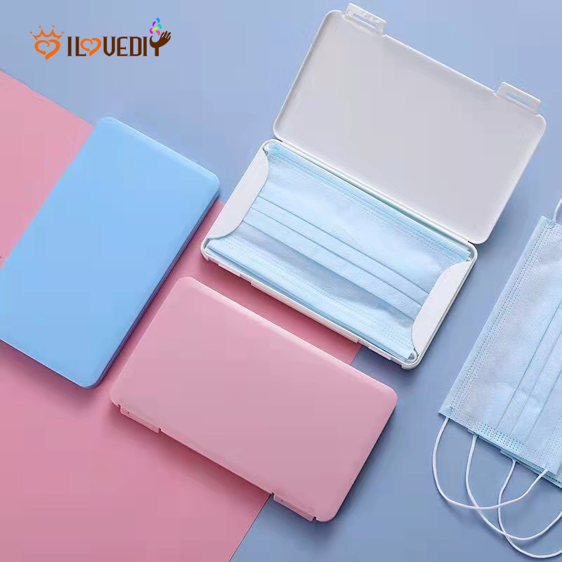 (Hàng Mới Về) Hộp Đựng Khẩu Trang Chống Ẩm Sử Dụng Một Lần Tiện Lợi Du Lịch
