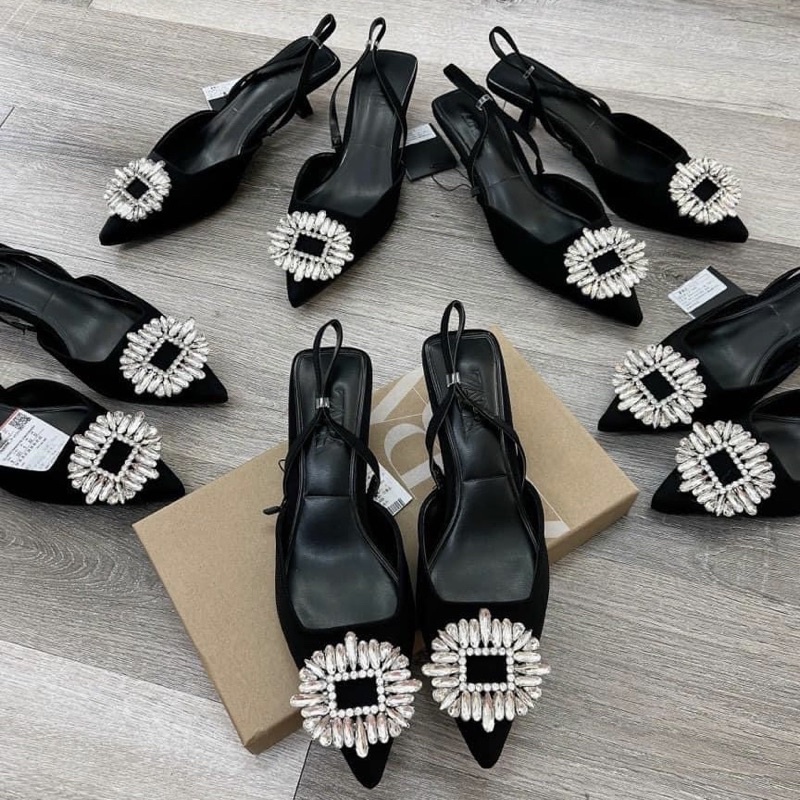 Giày cao gót Zr TQXK đế thấp