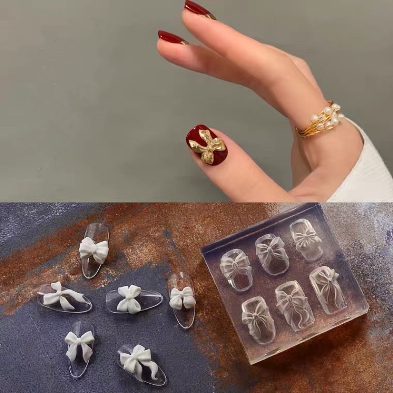 Khuôn silicon nail , khuôn làm charm nơ nail, làm phụ kiện gắn móng