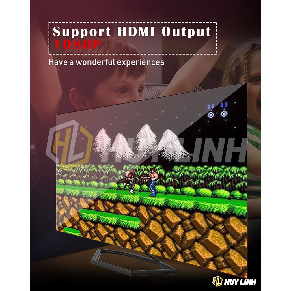 ❣☢☃Máy chơi game điện tử 4 nút HDMI 621 trò Coolbaby – Cổng Out