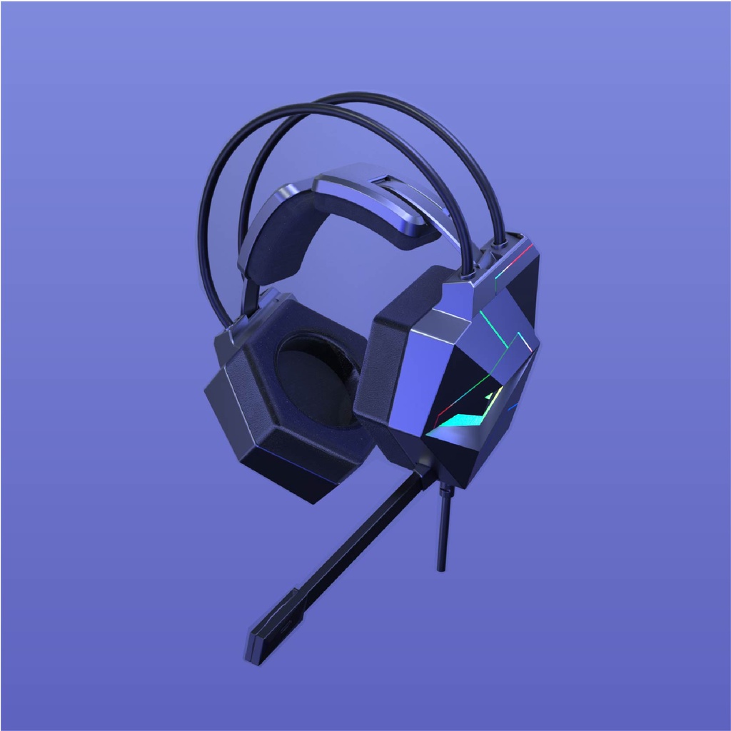 Tai nghe chụp tai chơi game ONIKUMA X10 có mic tích hợp đèn RGB giảm tiếng ồn,Headphone Gaming, Cho PC/ Laptop/ Máy tính