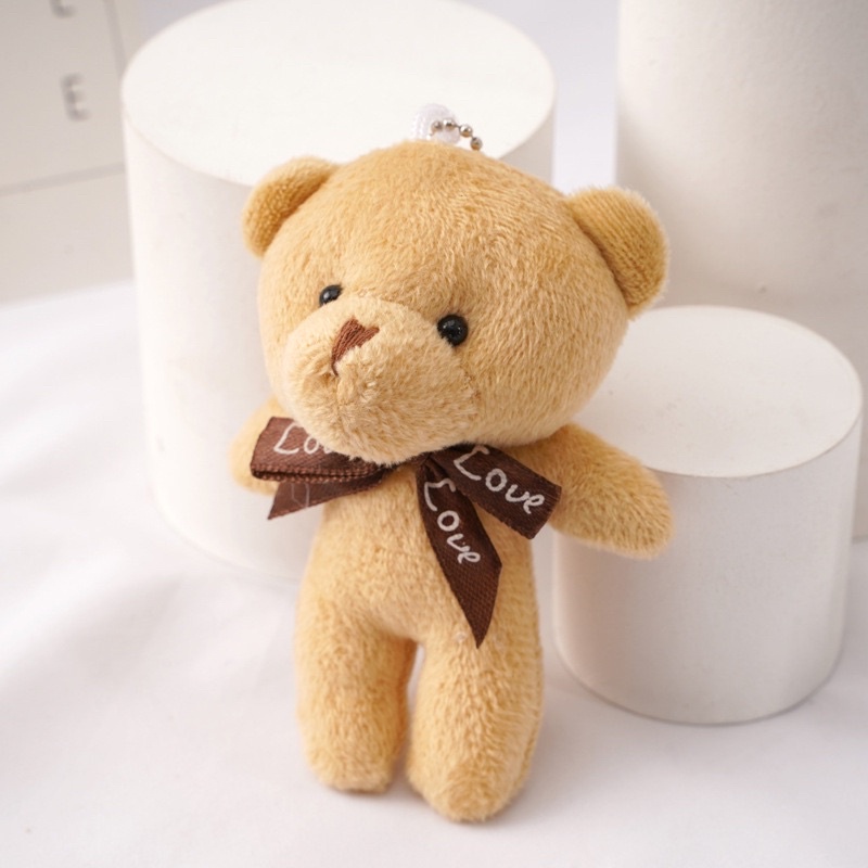 Móc khóa Gấu bông chất liệu PP cotton siêu mềm ,siêu dễ thương