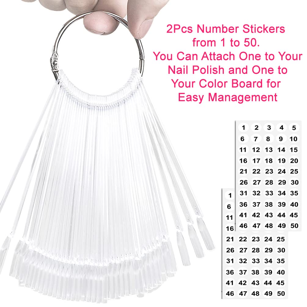 Móng que tập sơn - móng que nail 1 bịch 50 que