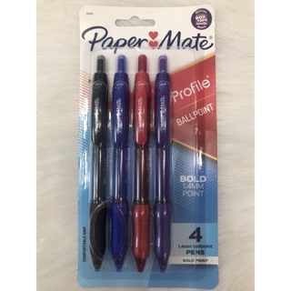 👉Bút gel Paper Mate  Pm Profile Rt Blk 1.4mm 4 Size 4ct Pm Profile Rt Blk 1.4mm 4ct đến từ Mỹ 🇺🇸
