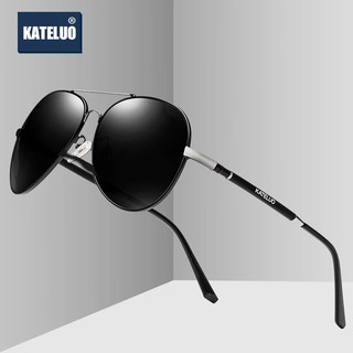 Kính râm phân cực KATELUO 6600 Nam kiểu phi công