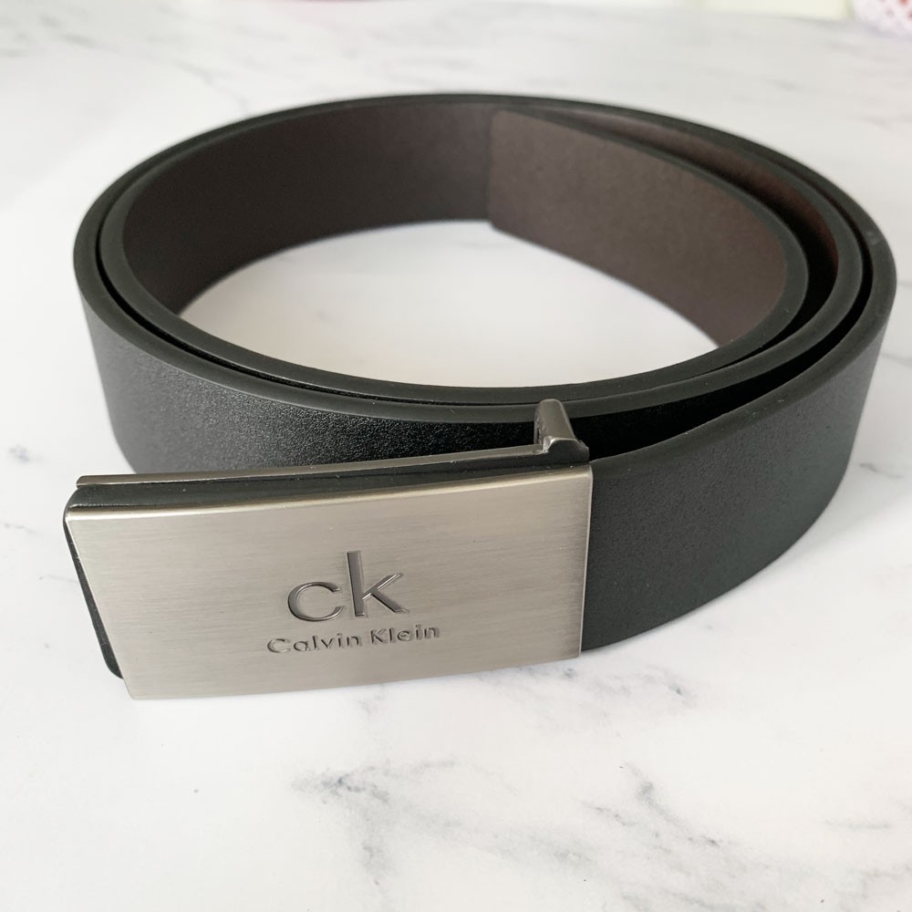 Thắt lưng da đục lỗ dài 120cm màu nâu/ đen dành cho nam