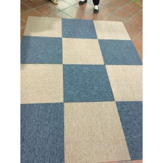 COMBO 10 TẤM GHÉP THẢM NỈ ĐẾ CAO SU KHÔNG RĂNG CƯA 50×50