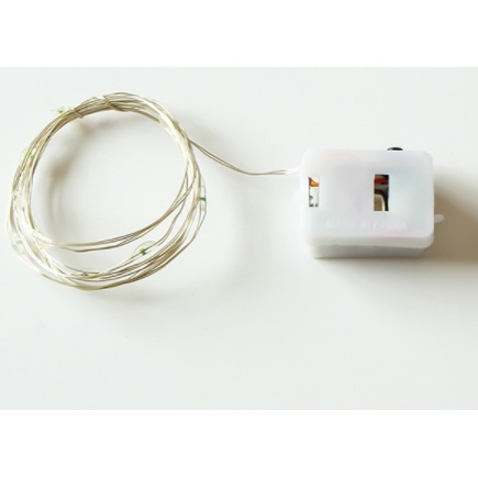 Đèn đom đóm đèn nhấp nháy đèn trang trí 1m kèm pin 3 kiểu sáng