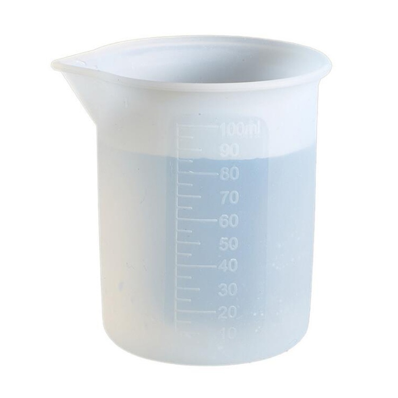Cốc đo lường bằng silicon thể tích 100ml dùng làm trang sức diy