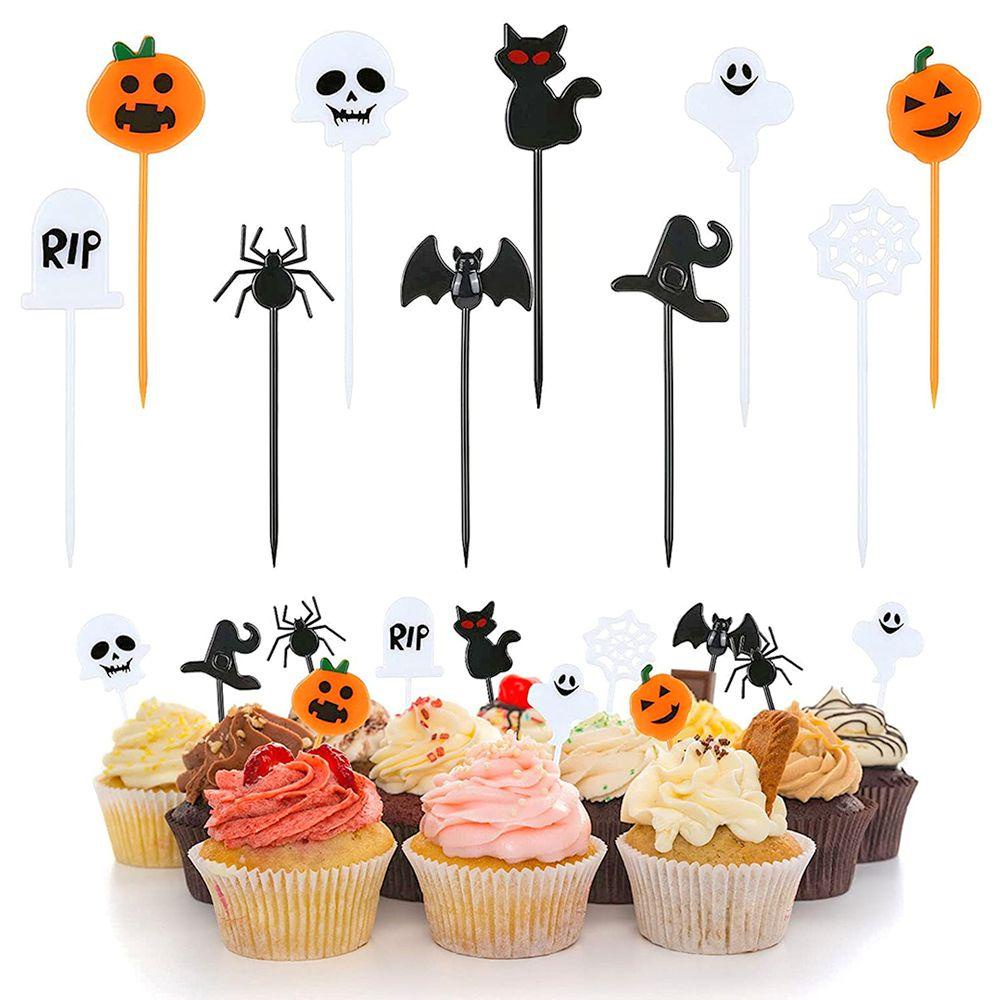 Set 20 / 25 Dụng Cụ Ăn Trái Cây Họa Tiết Hoạt Hình Nhiều Kiểu Dáng Trang Trí Tiệc Tùng