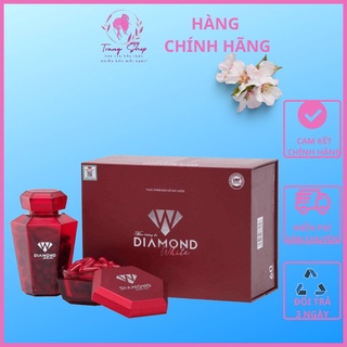 Diamond White Viên Uống Trắng Da Chống Nắng Giảm Nám Tàn Nhang ❤ Đảm Bảo Chính Hãng❤ Nguyên Tem, Date Mới, Mua 1 Tặng 1