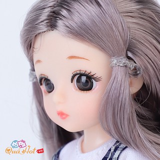 Búp Bê Chibi Abby Li Đầm Ngắn Dễ Thương.