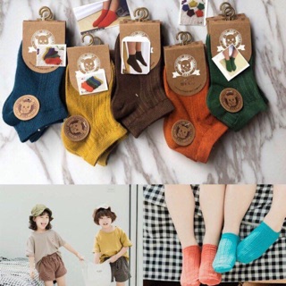 Tất cho bé set 10 đôi các màu