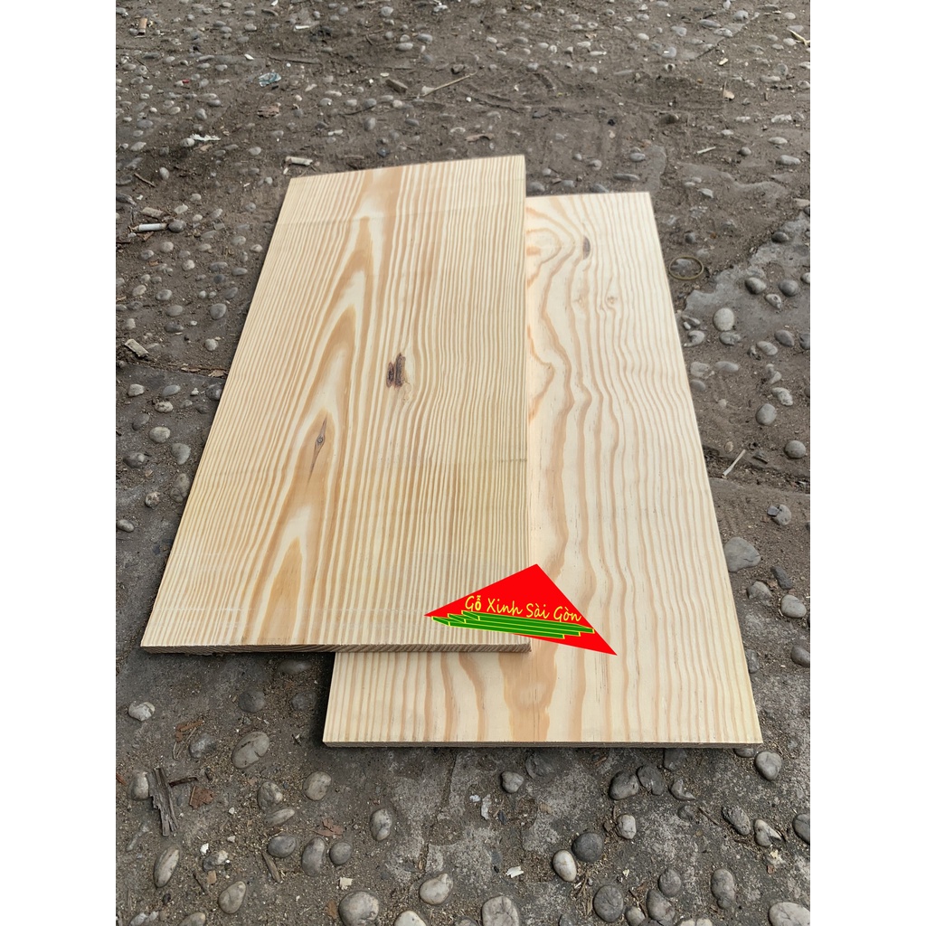 Tấm gỗ thông rộng 24cm, dài 60cm, dày 1cm đã bào láng đẹp 4 mặt phù hợp trang trí, làm kệ, làm loa, DIY
