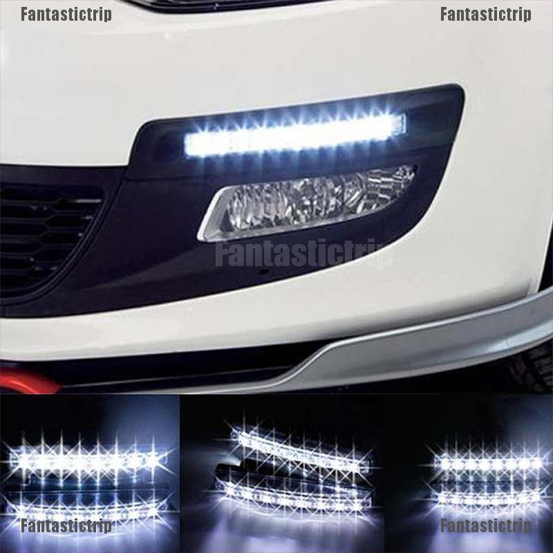 Bộ 2 đèn LED 6 bóng 12V dùng làm đèn pha xe ô tô