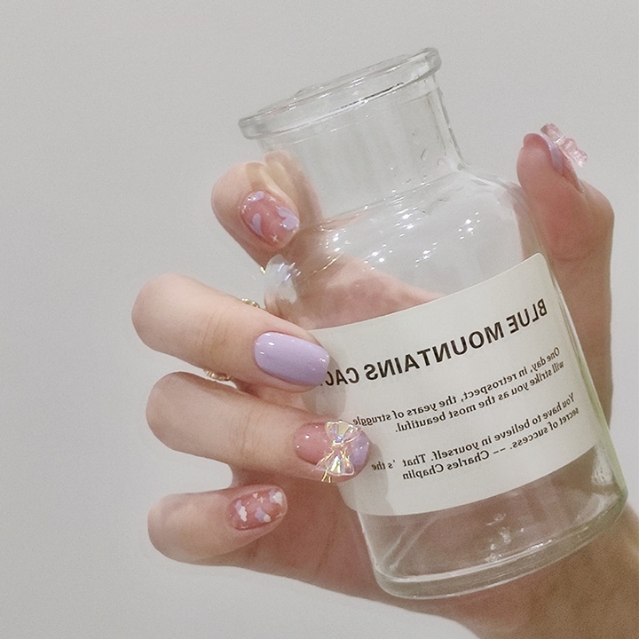 Túi 50 Charm Nail Nơ Màu Thạch 7 Màu, Phụ Kiện Nail - Vani Store