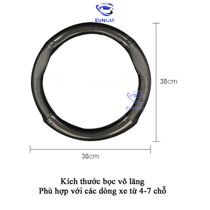 Bọc vô lăng Toyota Vios, Innova, Fortuner, Camry, Altis, Yaris, Land Cruise, Hilux, Avalon, Trùm vô lăng cacbon bảo vệ