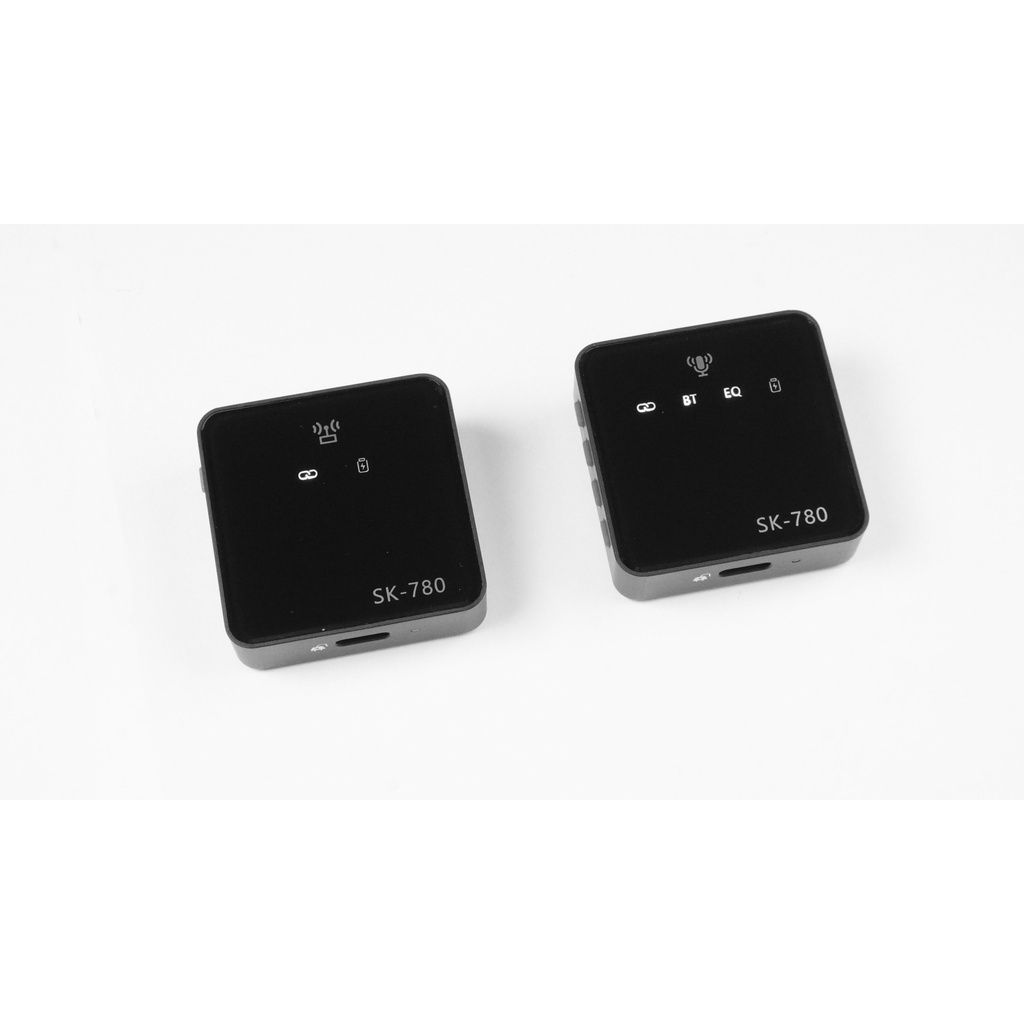 MT MAX Micro cài áo Wireless SK780 - Mic thu âm không dây kết hợp Sound Card - Lấy nhạc qua bluetooth 5.0 - Có echo hát