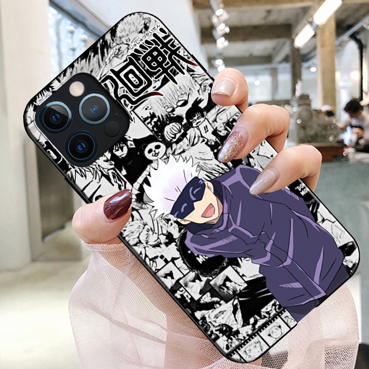 Ốp Điện Thoại Dẻo In Hình Anime Jujutsu Kaisen Gojo Satoru Cho Samsung Galaxy S22 Plus Note 20 Ultra 10 9 8 Plus Lite WR100 Mới