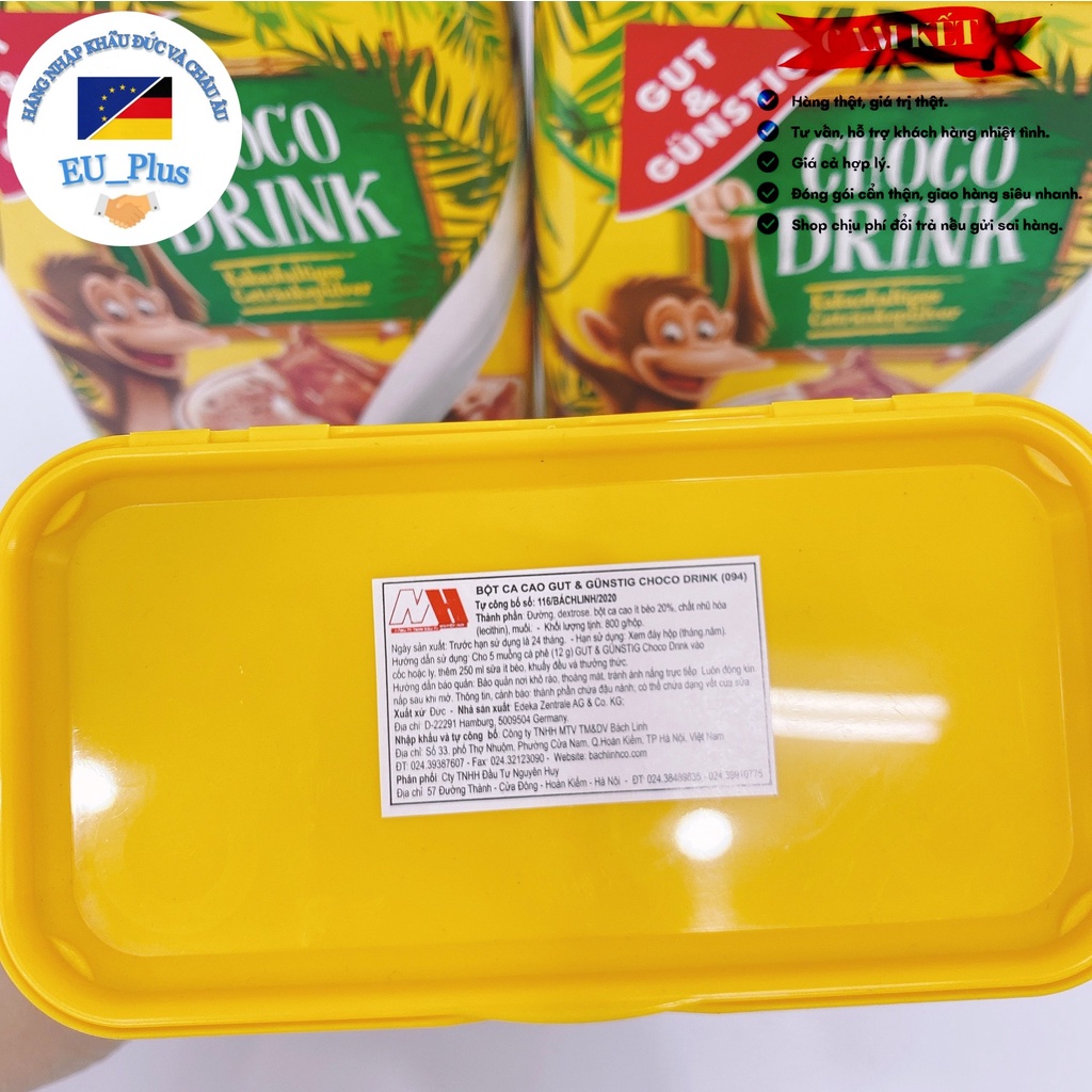 Bột cacao Chocodrink 800g - Đức (date 5.2024)