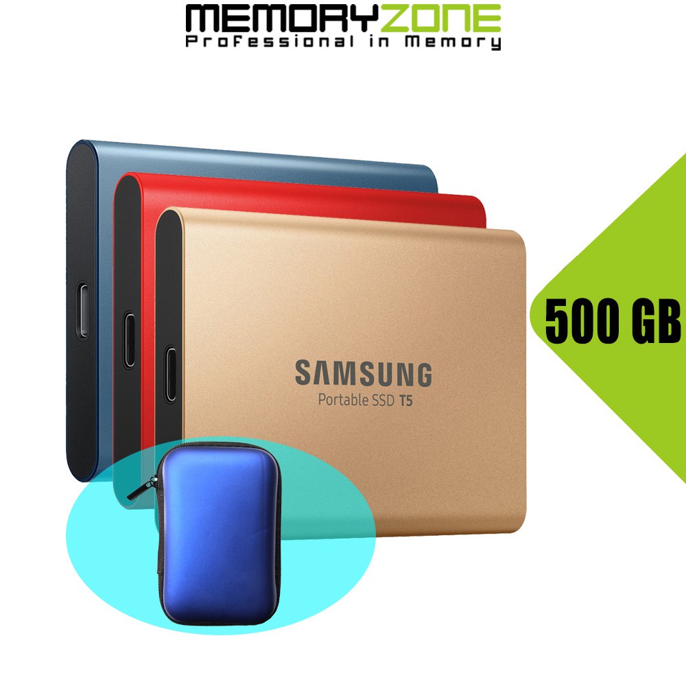 Ổ cứng SSD di động 500GB Samsung T5 USB 3.1 Gen 2 MUPA500